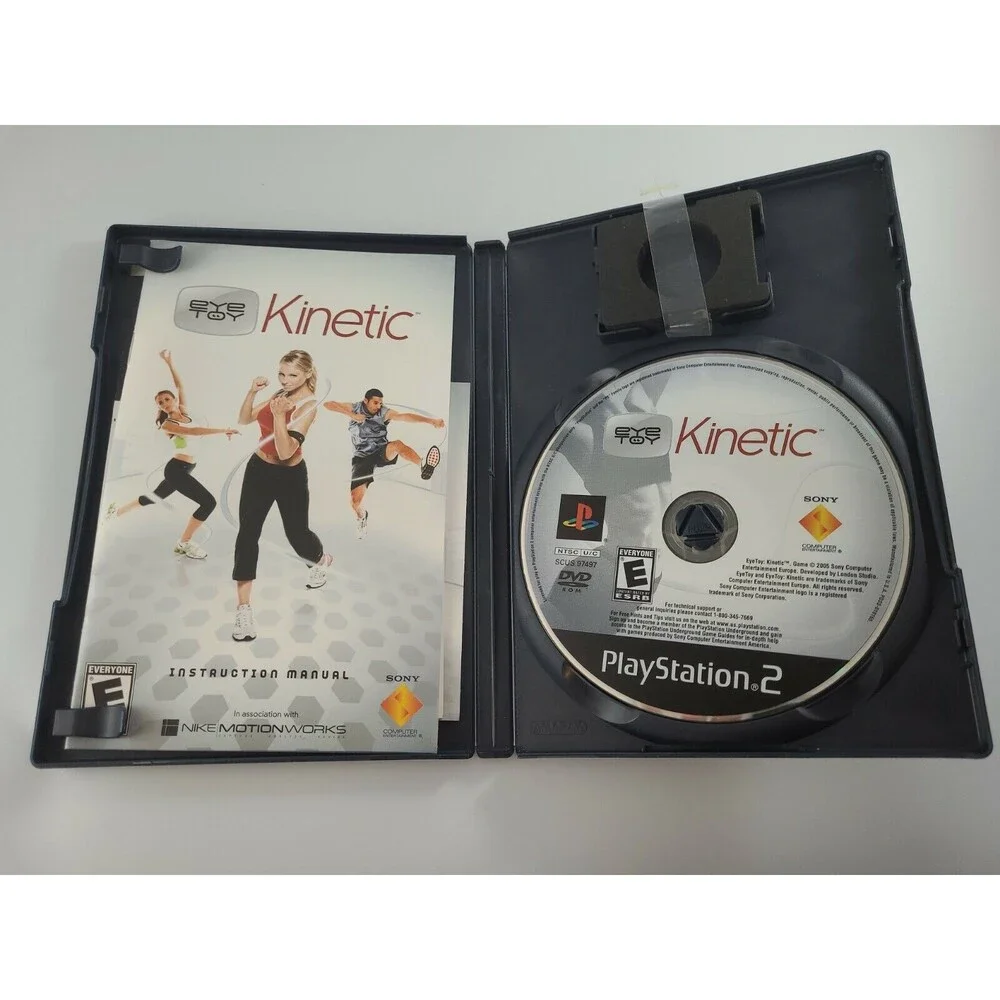 EyeToy: Kinetic (game, user manual, instruction) (Sony PlayStation 2, 2005)